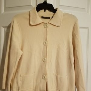 VTG Liz Claiborne Collard Cardigan